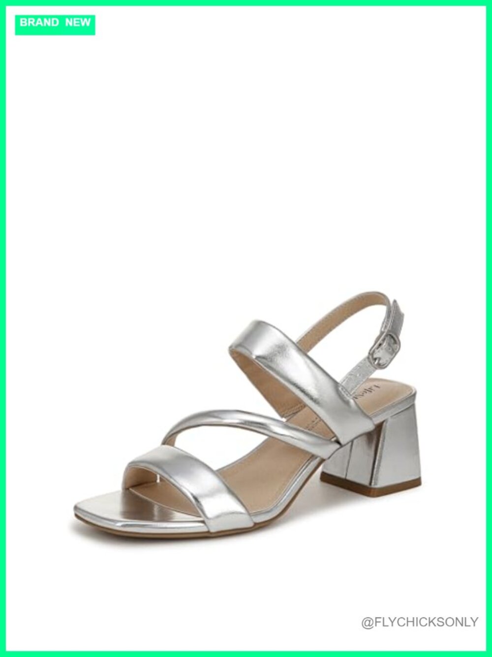LifeStride Womens Celia Slingback Block Heel Dress Sandal